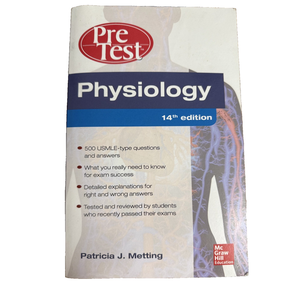 Physiology PreTest Self-Assessment and Review 14/E - Paperback - GOOD